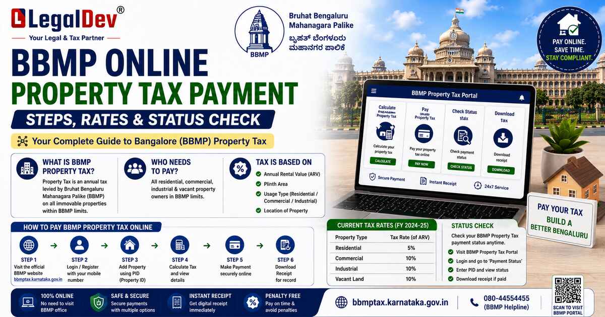 BBMP Online Property Tax Payment