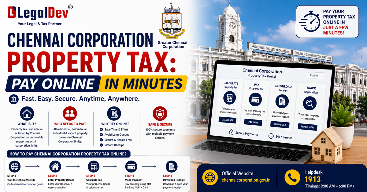Chennai Corporation Property Tax
