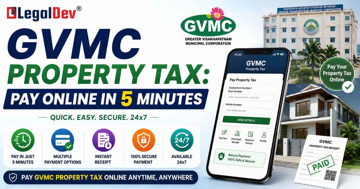 How to Pay GVMC Property Tax Online